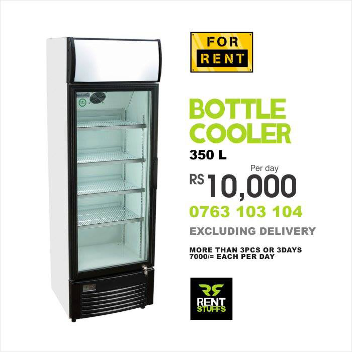 Rent Stuffs Anything for Rent. Bottle Cooler For Rent Sri Lanka