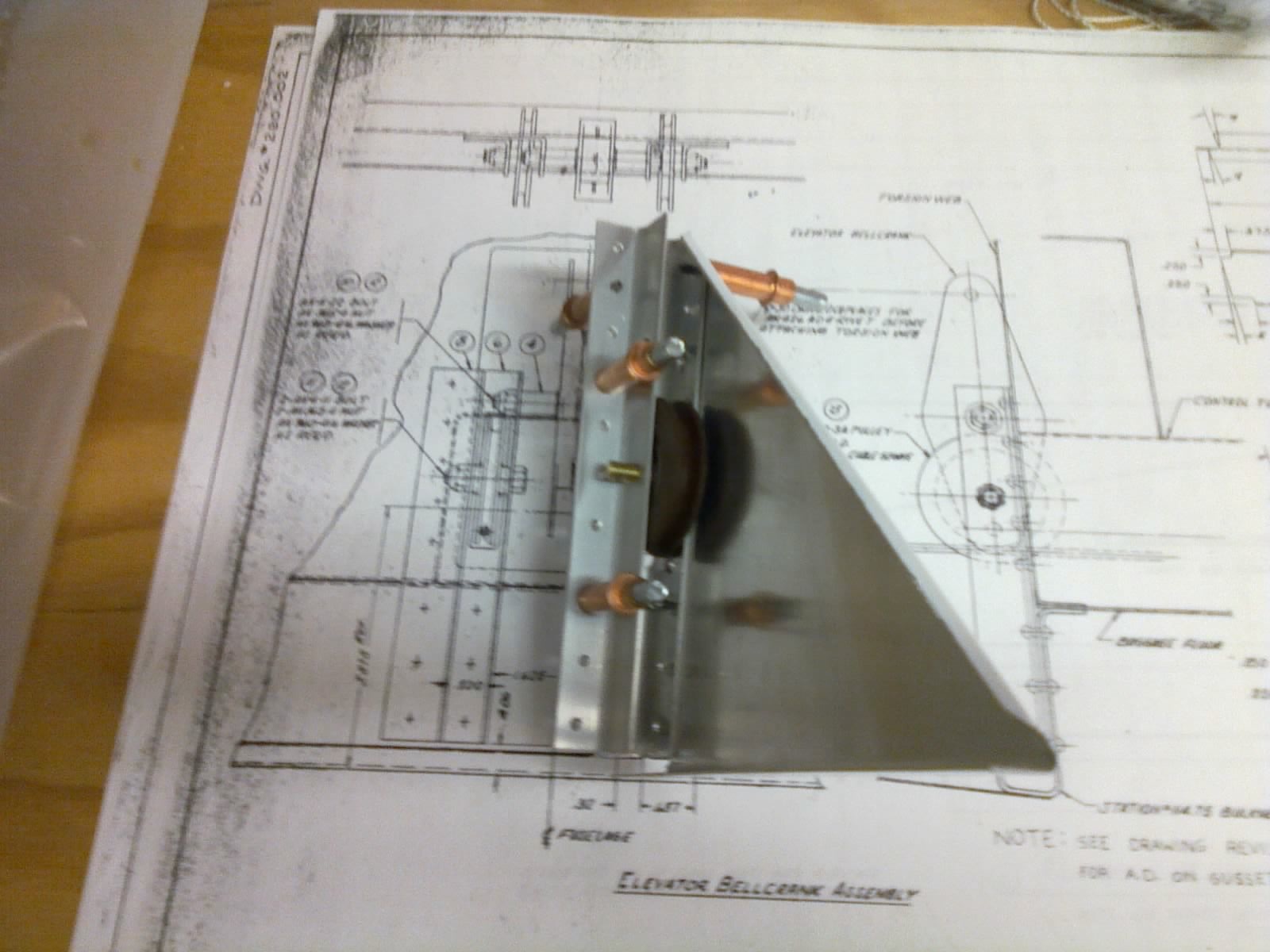 Brian's Mustang II Blog MII Elevator Bell Crank