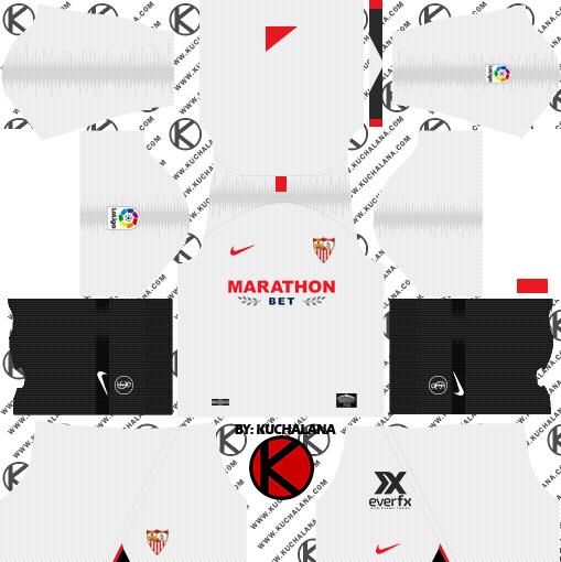 Sevilla FC 2019/2020 Kit - Dream League Soccer Kits