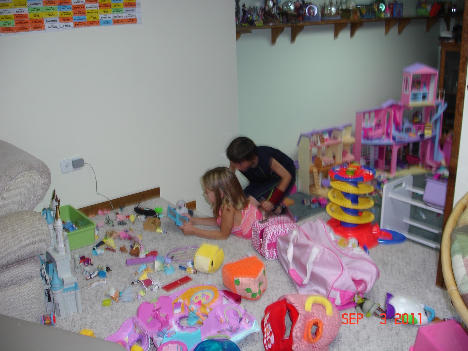 The Henderson Family BackToSchool Slumber Party 2011