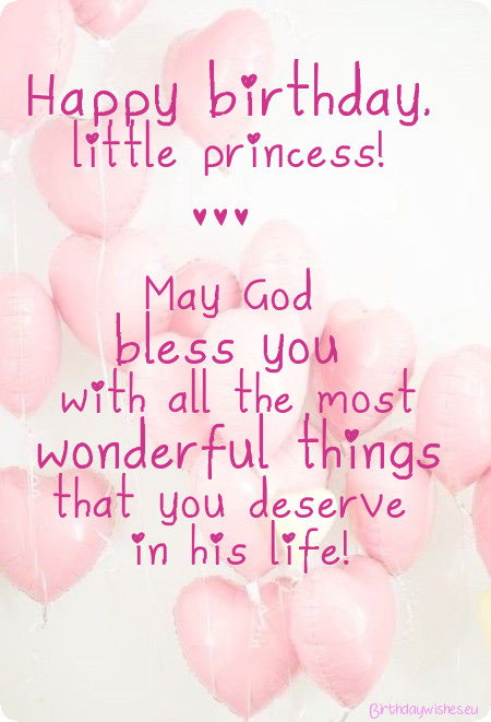 Birthday Wishes for Little Princess