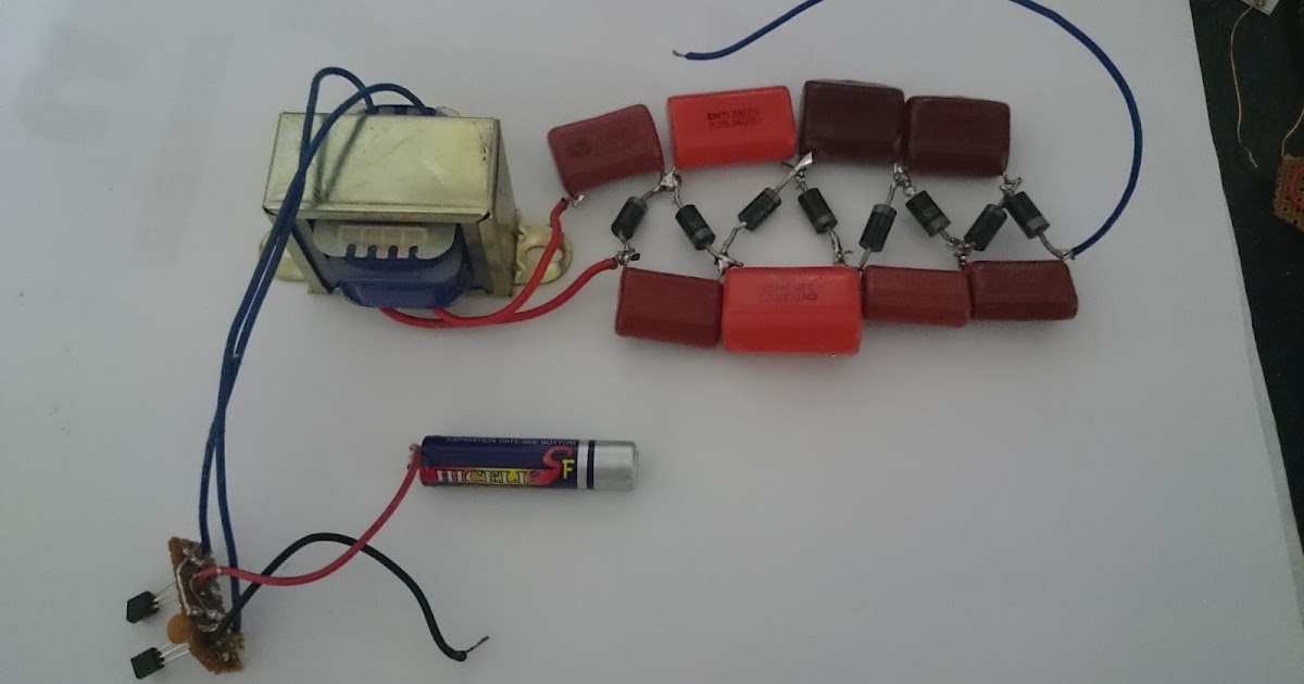 1.5V Electric fly zapper circuit Simple Projects