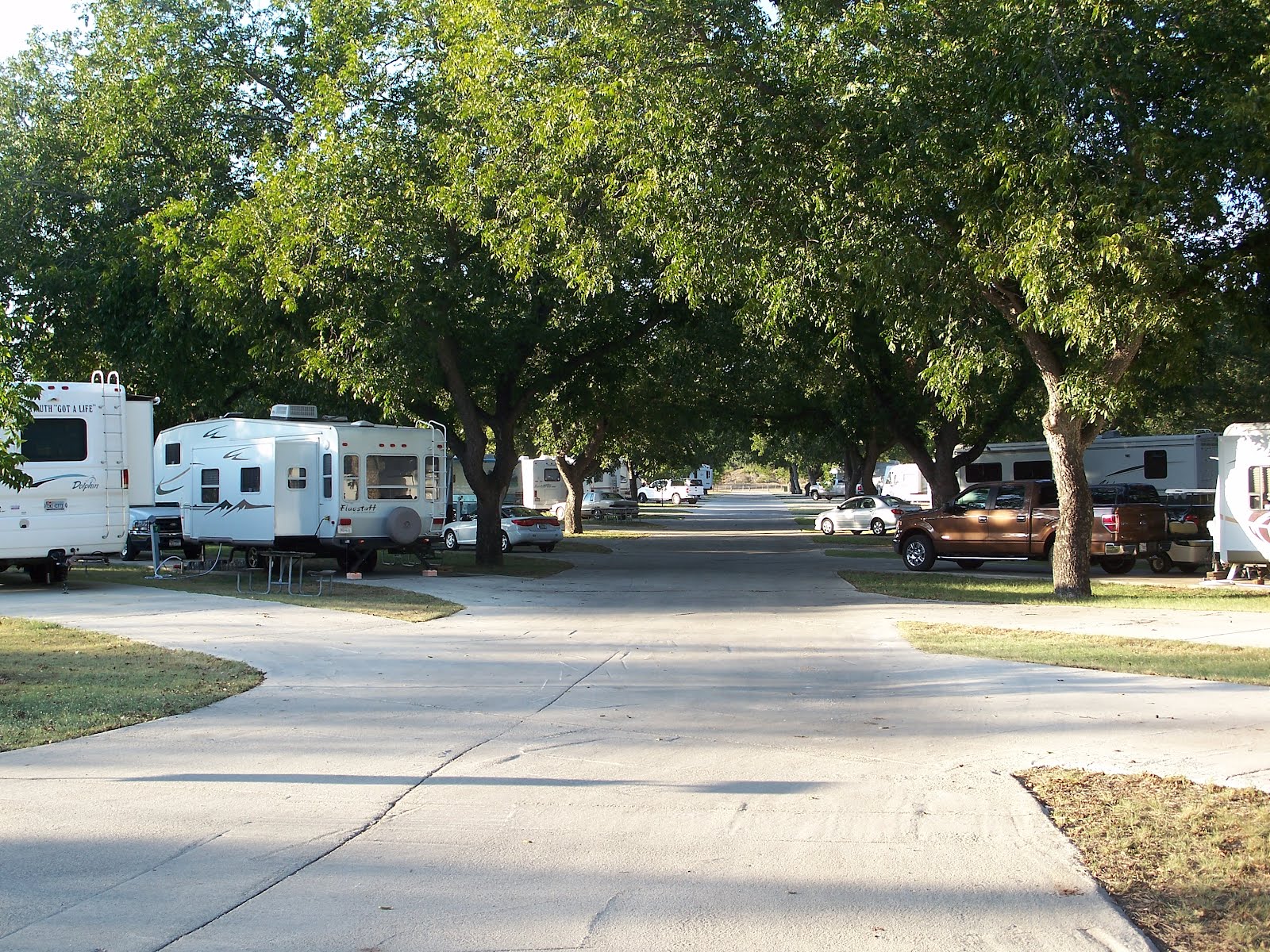 The Road: Johnson Creek R.V. Park, Ingram, Texas