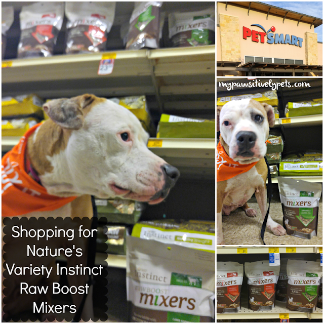 Shopping for Nature's Variety Instinct Raw Boost Mixers available at PetSmart
