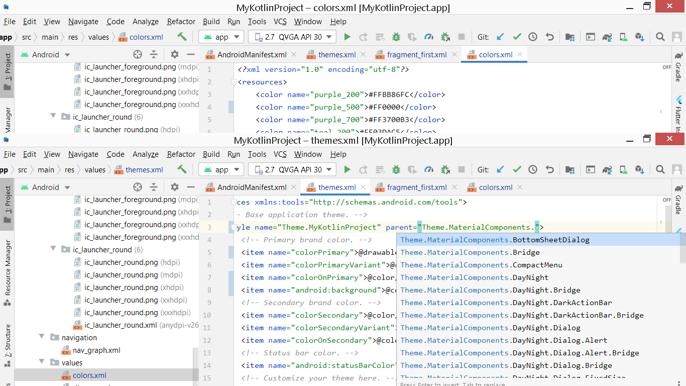 themes for android studio ide