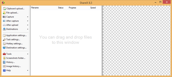 Outil de capture d'écran ShareX pour Windows 10