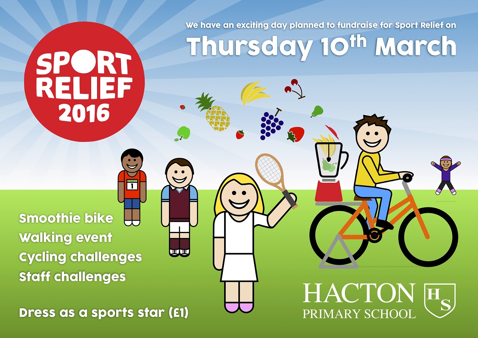 Hacton News Fundraising for Sport Relief