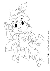 krishna drawing bal line lord cartoon sketch coloring pages simple pencil clipart dancing bhikaji chintan bhagavat das getdrawings