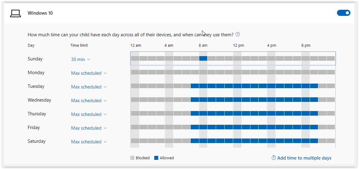 Windows 10 Setting Screen Time for Child Account Family. Tech's Guide