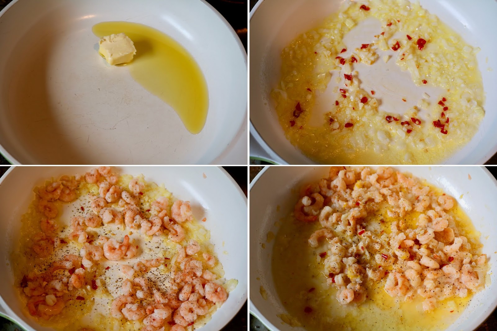 Pasta mit Krabben aus der Dose