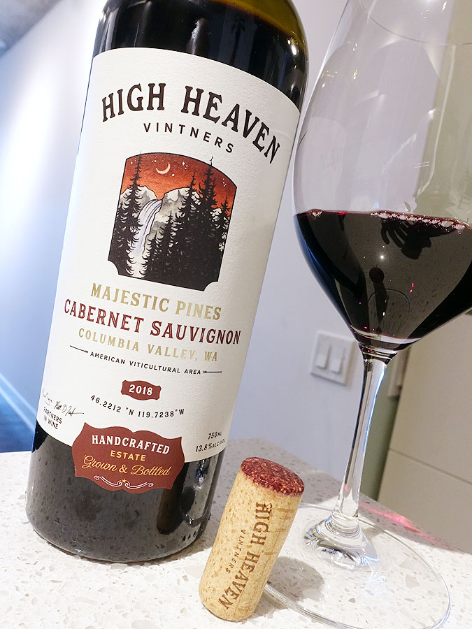 High Heaven Majestic Pines Sauvignon 2018 (Washington) Wine