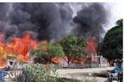Puluhan Rumah Pekerja PT SPS Nagan Raya Terbakar