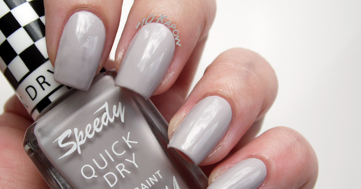 Plus10Kapow: Barry M Speedy &#39;Pit Stop&#39; Swatch and Review