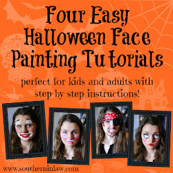 halloween face painting easy adults tutorials four diy costume bunny paint pirate designs southerninlaw step makeup
