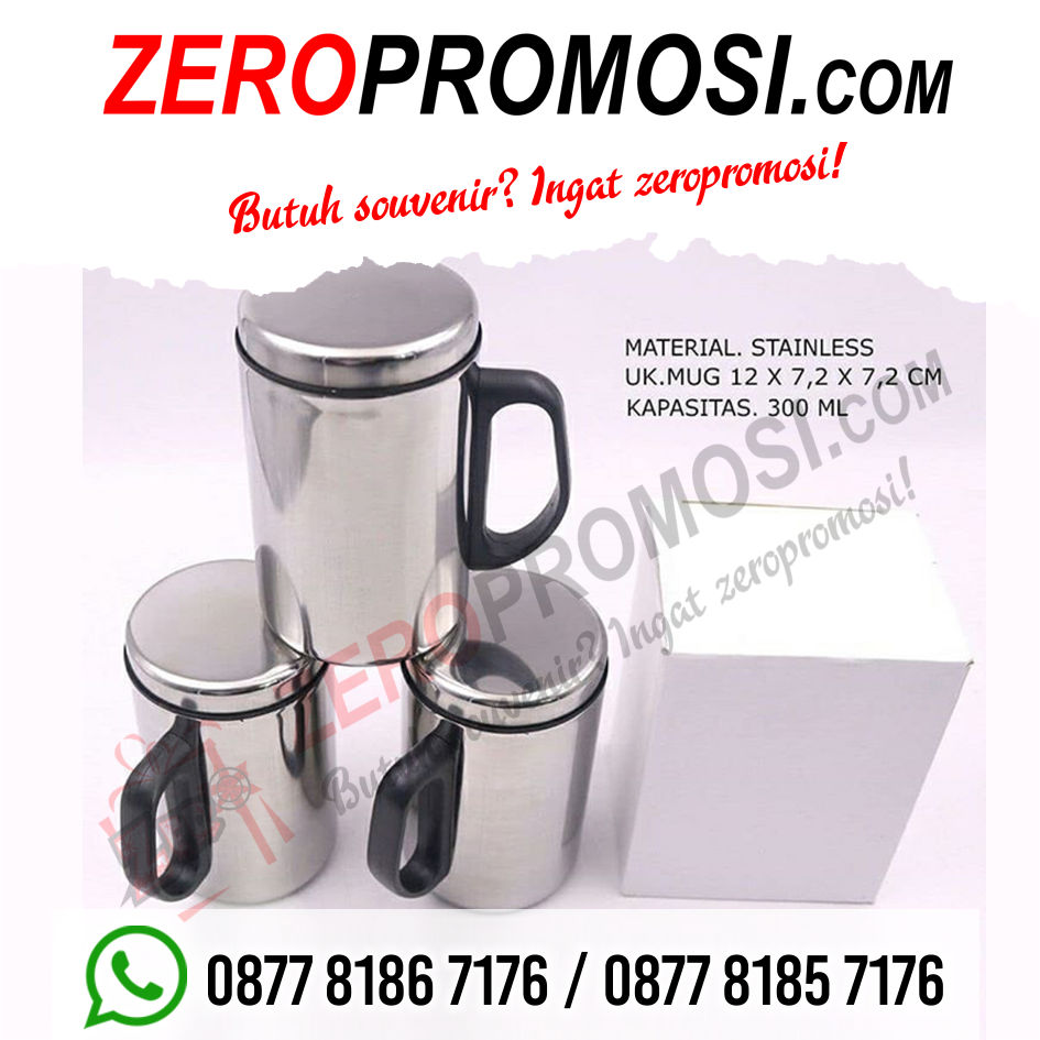 Jual Mug Stainless CT48 zeropromosi souvenir barang promosi