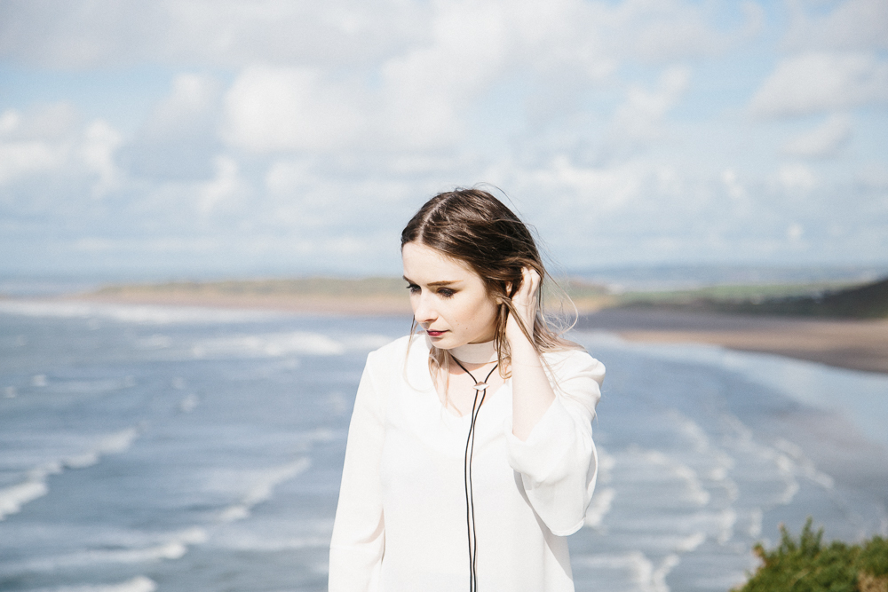 Monochrome Autumn Outfit Embroidery Trend The Embroidered Skirt | OOTD with Gamiss