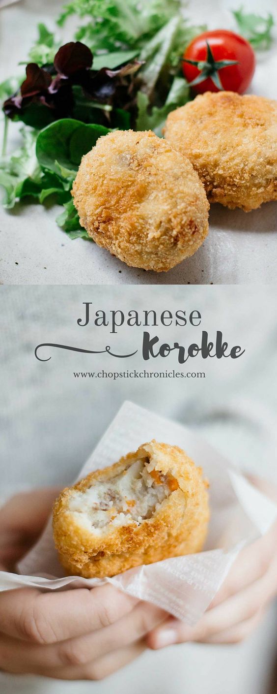 Japanese potato croquettes (Korokke)