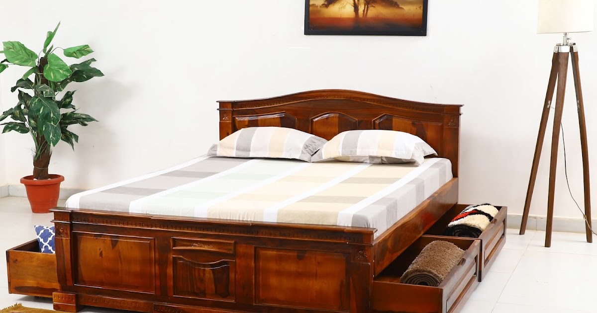 Wooden Bed | Sheesham Wood Bed | Sheesham Wood Bed in Bangalore