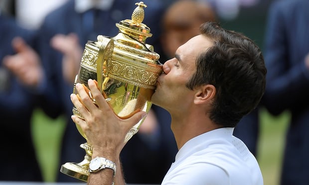 Roger Federer wins 8th Wimbledon Title