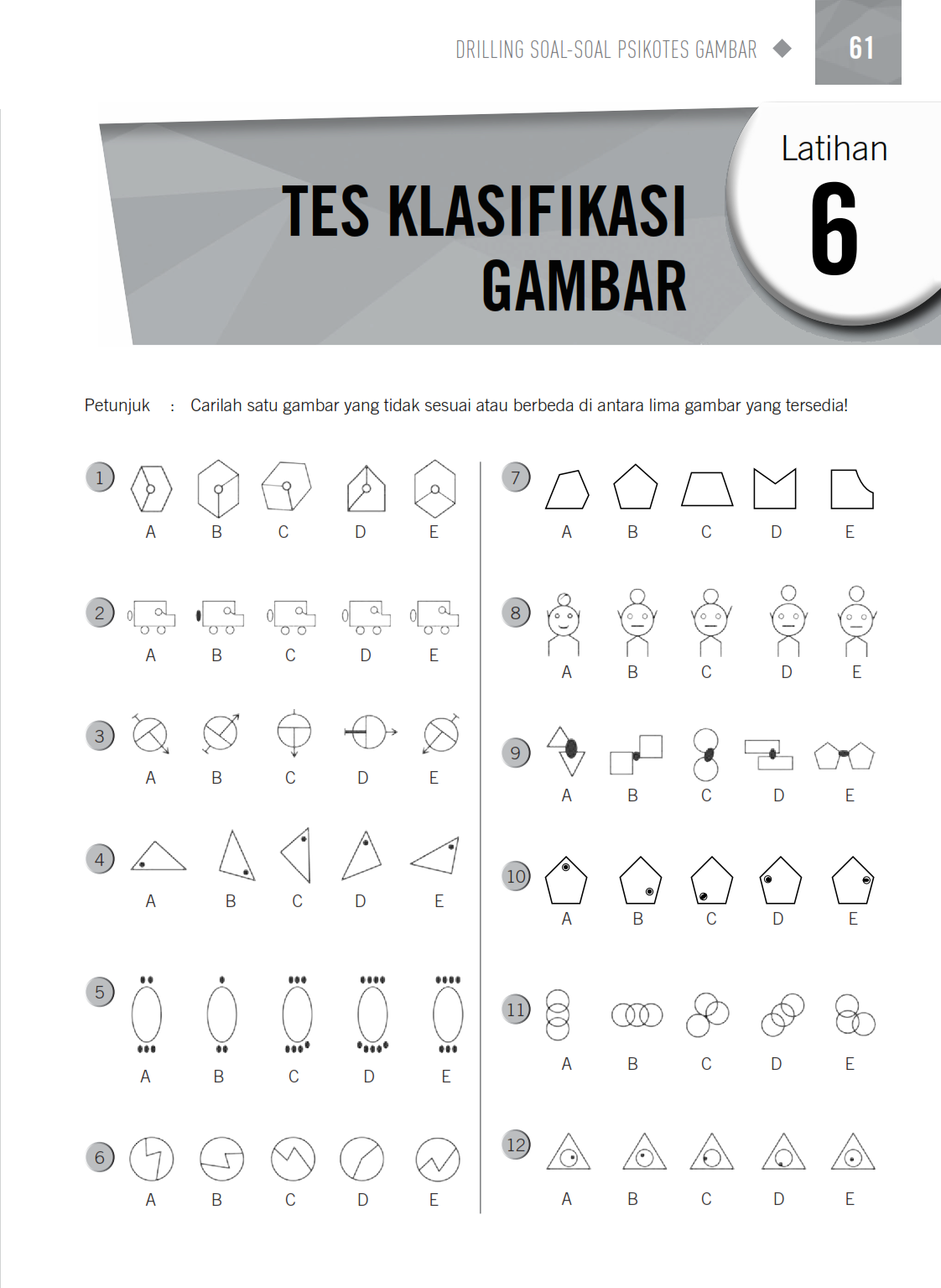 Update Paling Lengkap Drilling Soalsoal Psikotes Gambar