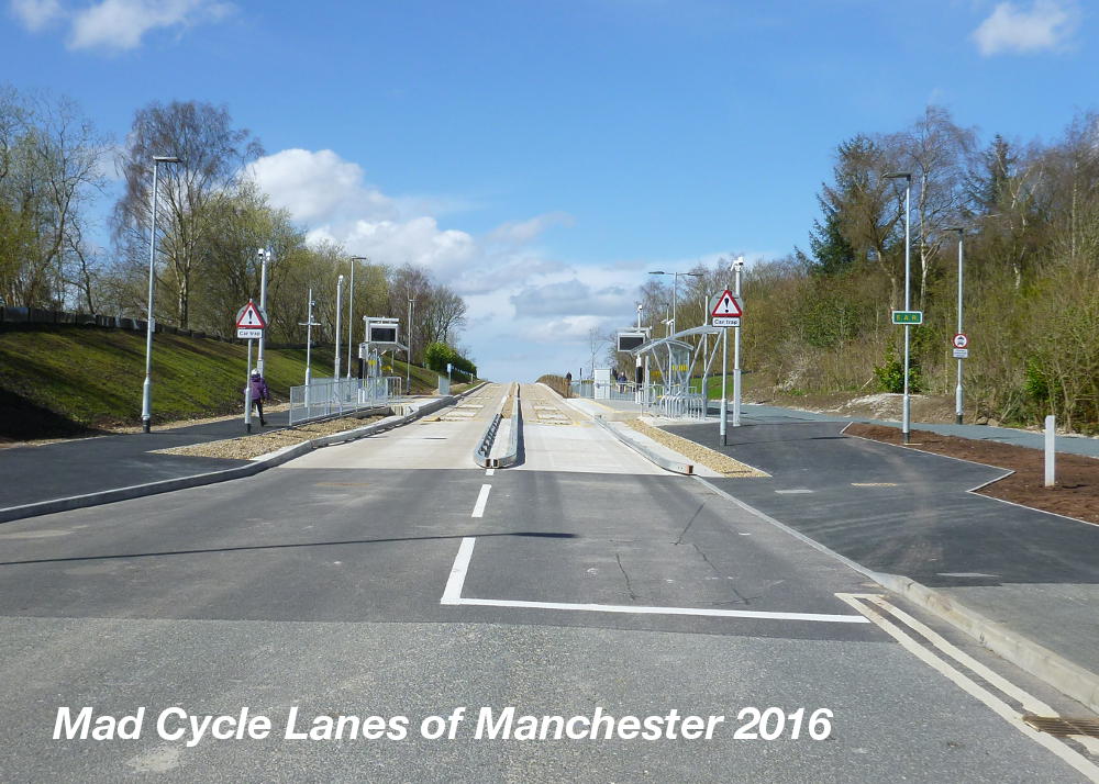 Leigh Guided Busway Map Mad Cycle Lanes Of Manchester: Leigh Guided Busway Cycle Track