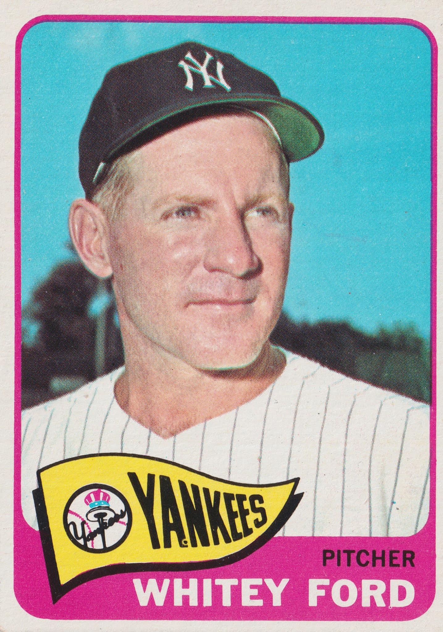 1965 Topps: #330 Whitey Ford - New York Yankees