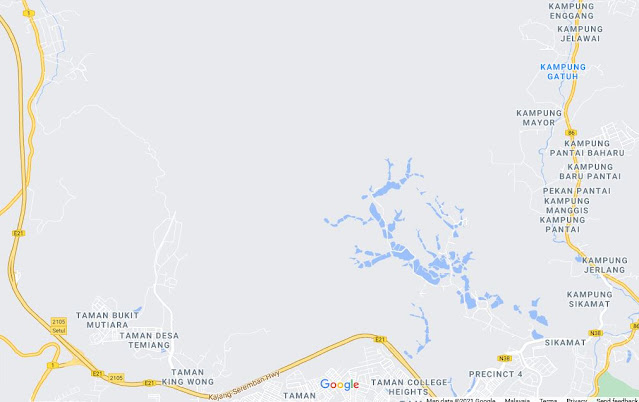Jalan Baru Temiang - Kampung Pantai, Seremban, Negeri Sembilan Hampir Siap.