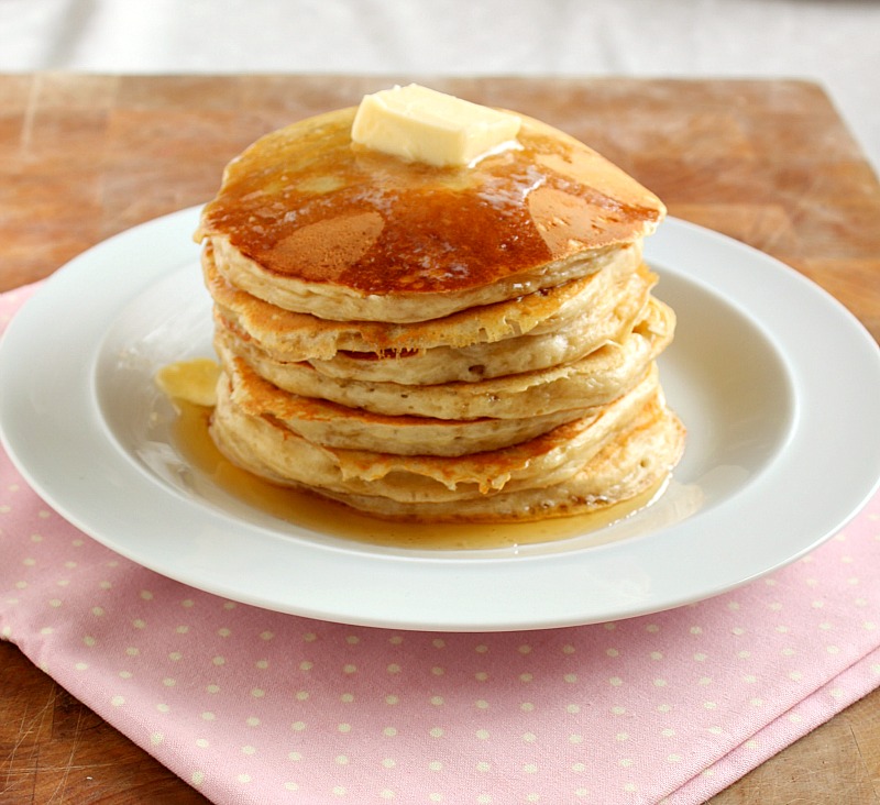 Vanilla Clouds and Lemon Drops Buttermilk Pancakes