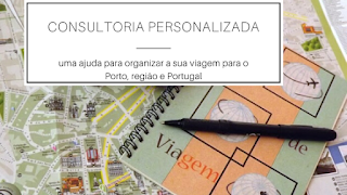 mapa do Porto, caneta e planner de viagem