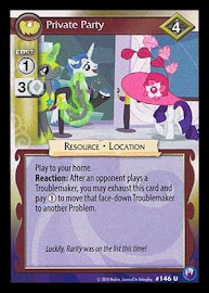 My Little Pony Private Party Canterlot Nights CCG Card