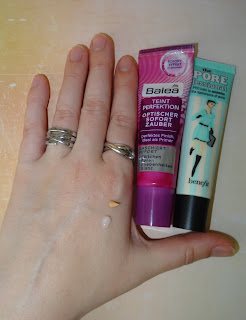 Balea primer dupe voor Porefessional primer Benefit