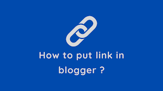 How to add links in blogger comment
