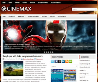 Cinemax blogger template