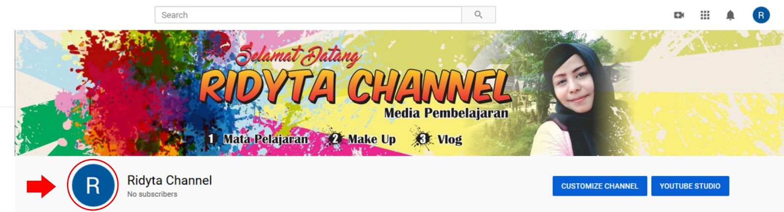Cara Mudah Membuat Header Channel YouTube - TUTORiduan.com