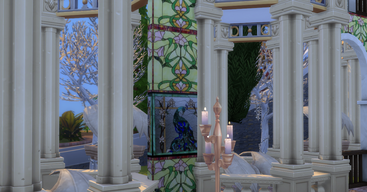 Sims 4 Glass Wall CC