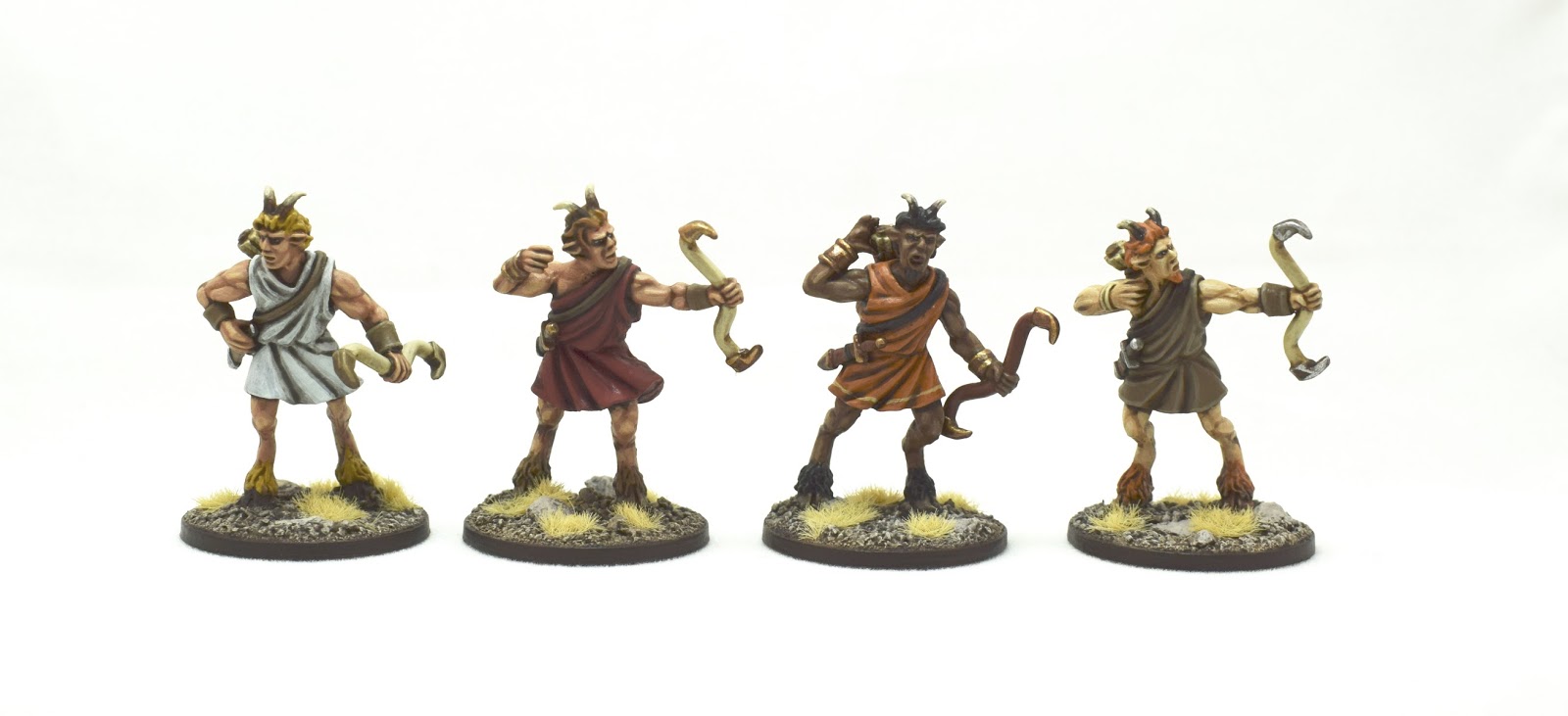Miniatures of the North Faun archers painted