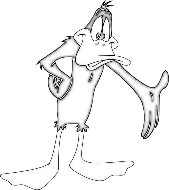 daffy duck coloring pages to print - photo #24