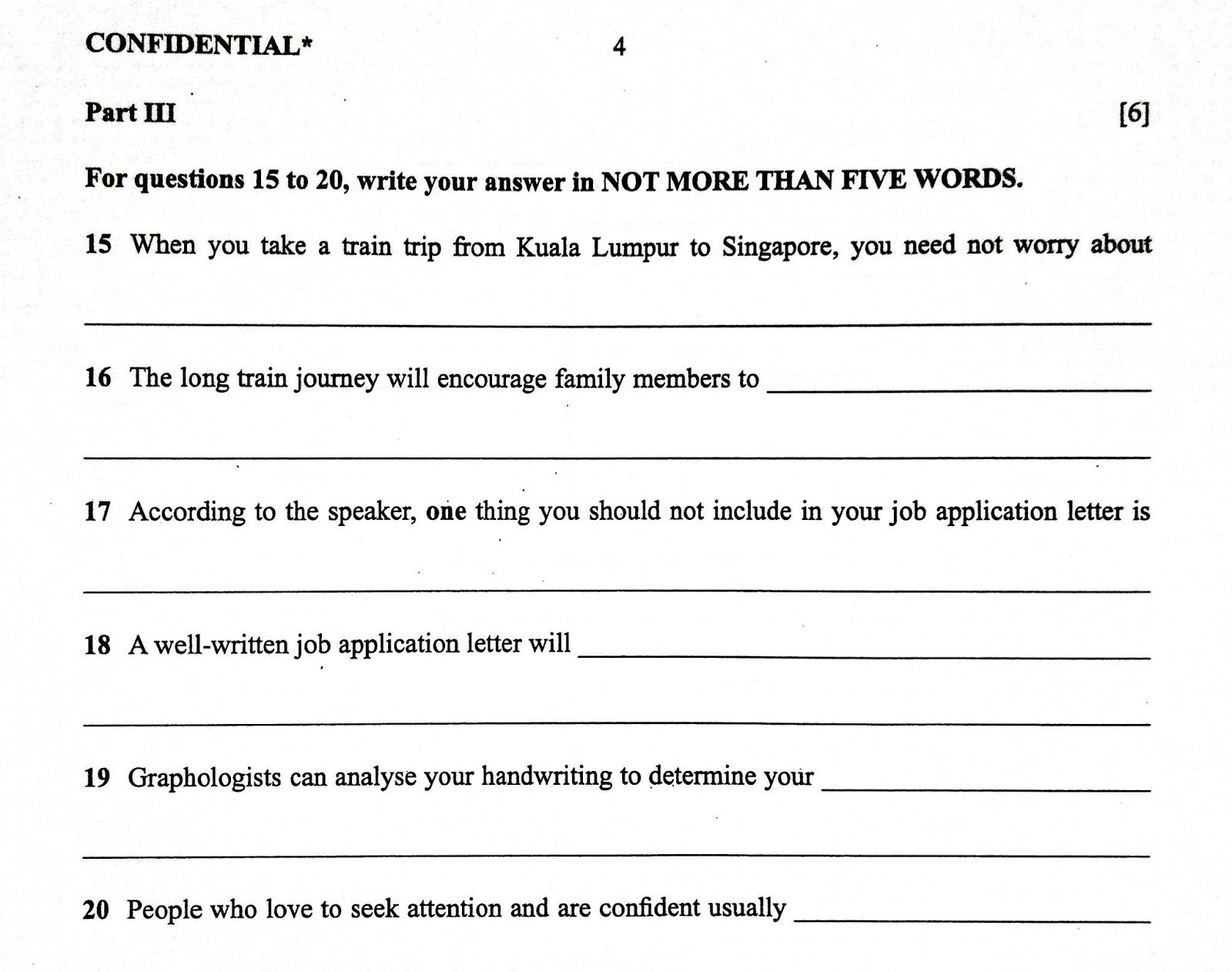Contoh Soalan MUET Listening Test Lengkap Dengan Audio Dan Jawapan