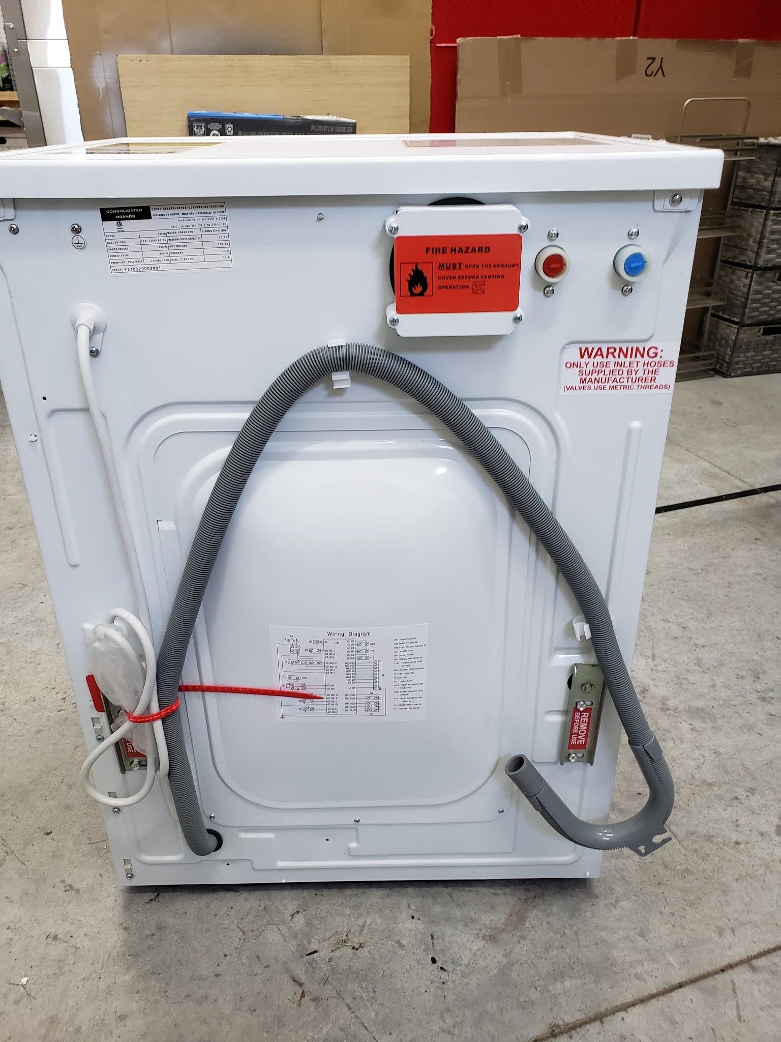 Bob and Pam's 2022 Quantum JM31 Installing a washer/dryer combo in the