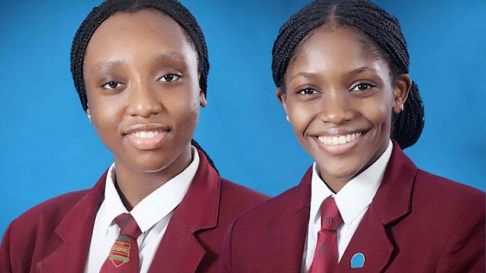 Nigerian schoolgirls, Chioma Abone and Emmanuela Ilok,  finalists of the 2021 Young Tycoon Business Challenge