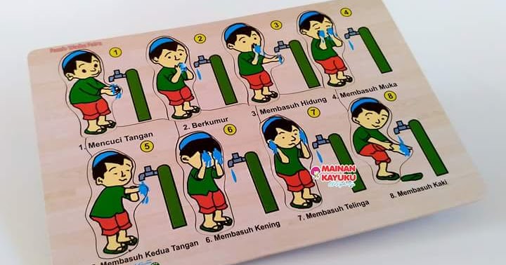 Puzzle Wudhu Anak Putera - SEBUTIK EDUTOYS