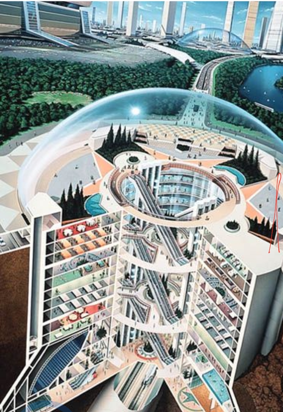 Город под землей китай. Япония Экогород будущего. Тяньцзинь Экогород. Подземный город будущего. Архитектура будущего проекты.