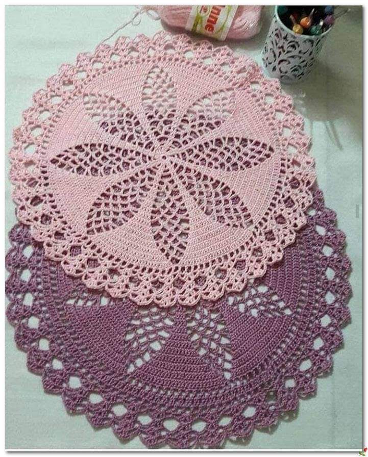 Sousplat de crochê