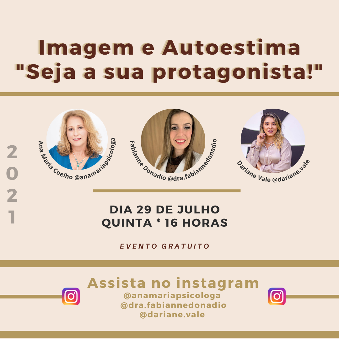 Imagem e autoestima: Seja a sua protagonista