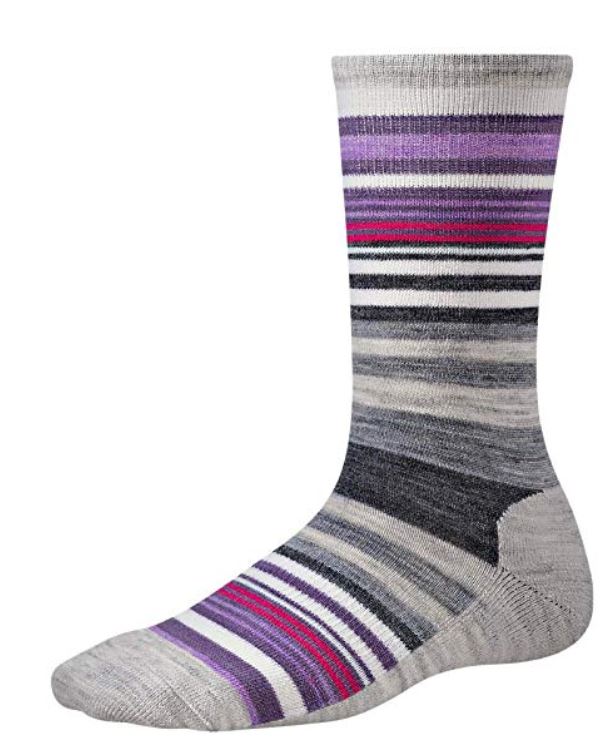 Striped wool socks from Smart Wool make great stocking stuffers for women