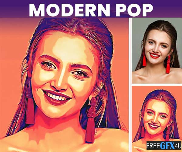 Graphicriver - Modern Pop Oil Art Painting Modern Pop Oil Art Painting