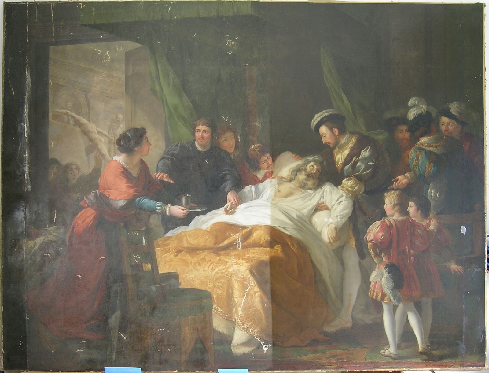 De Quoi Est Mort Leonard De Vinci Visite d'atelier : Restauration d'oeuvres d'art: La Mort de Léonard de