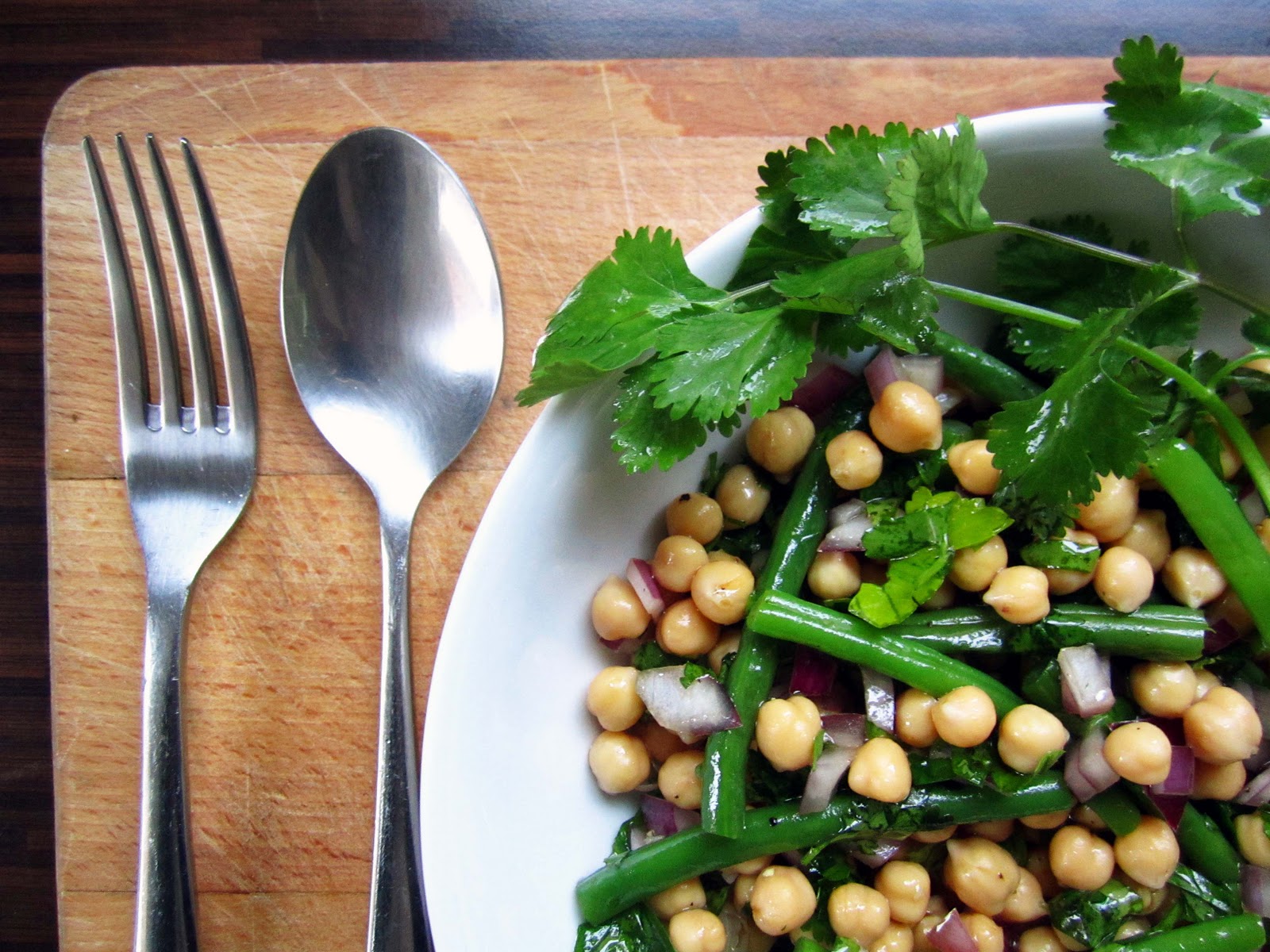 Green Bean and Chickpea Herb Salad The Grazer