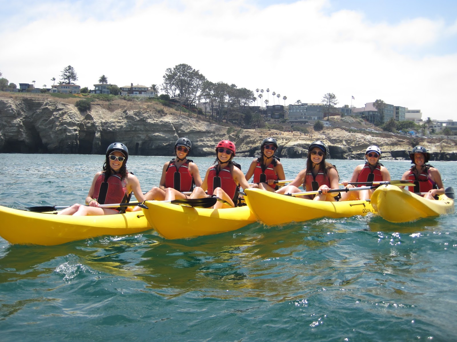 La Jolla Sea Cave Kayaks Bachelorette Kayak Party!
