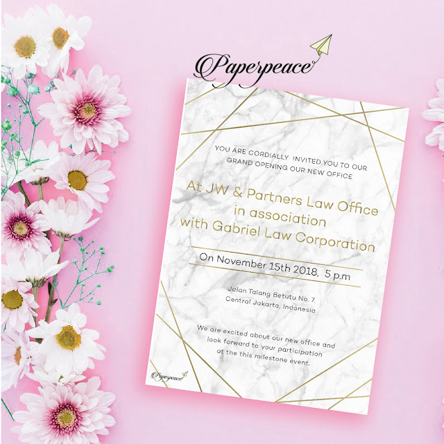 paperpeace: Grand Opening Office Invitation